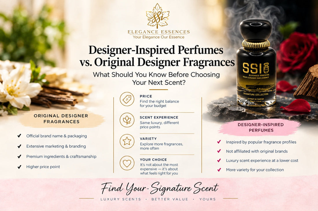 Designer Inspired Perfumes vs. Original Designer Fragrances: What Should You Know Before Choosing Your Next Scent?